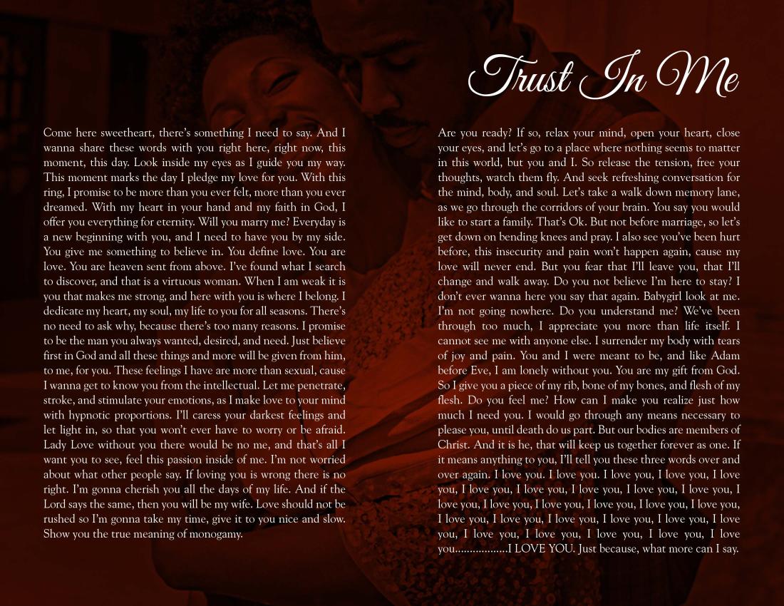 Trust In Me spoken word artwork